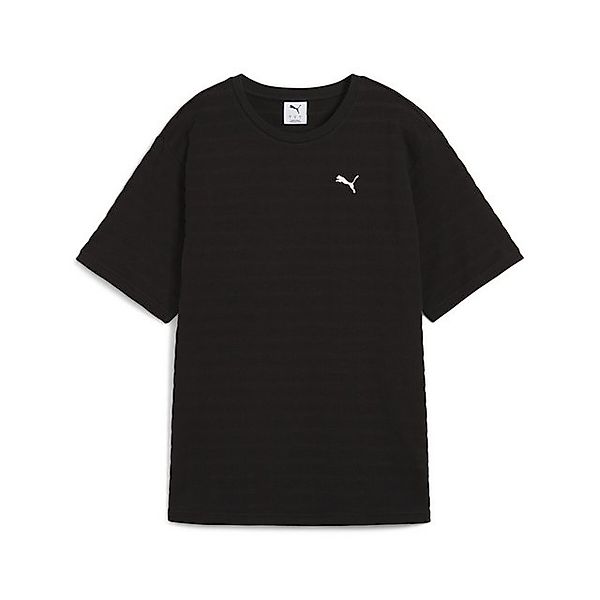 PUMA T-Shirt ESS ELEVATED Strukturiertes Relaxed Fit T-Shirt Damen günstig online kaufen
