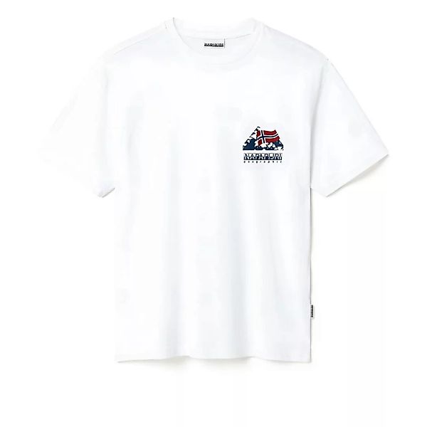 Napapijri Sylas Kurzärmeliges T-shirt XL White günstig online kaufen