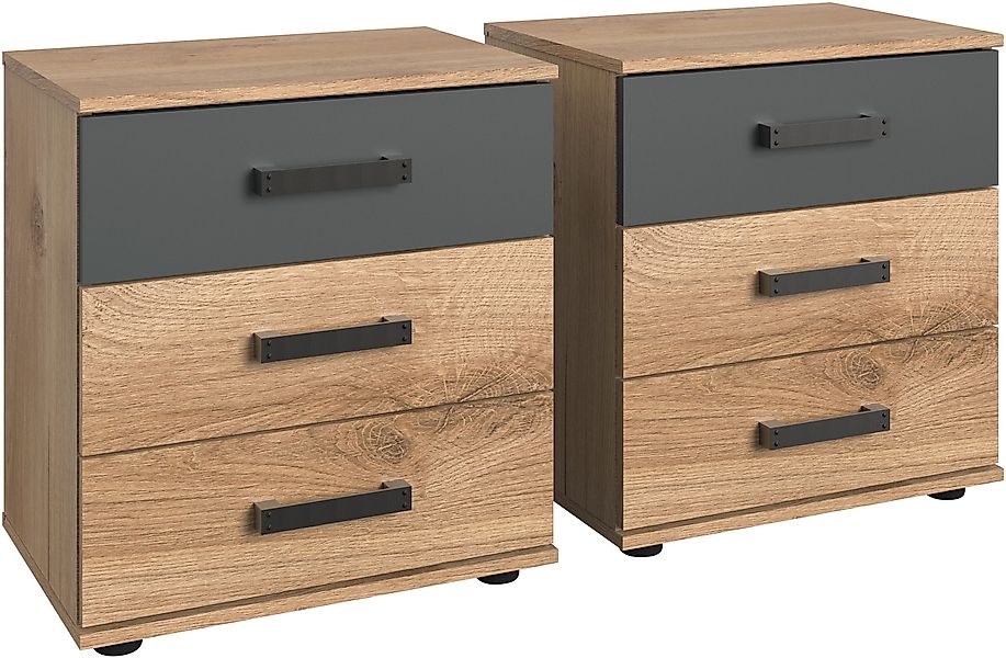 Wimex Nachttisch Stockholm, Nachtkommode 52cm breit, günstig online kaufen