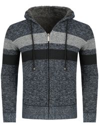 Allthemen Cardigan Herren Strickjacke mit Kapuze günstig online kaufen