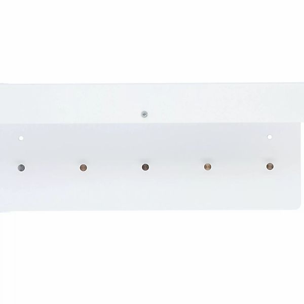 Wandgarderobe HANNI, Stahlblech pulverbeschichtet Schwarz günstig online kaufen