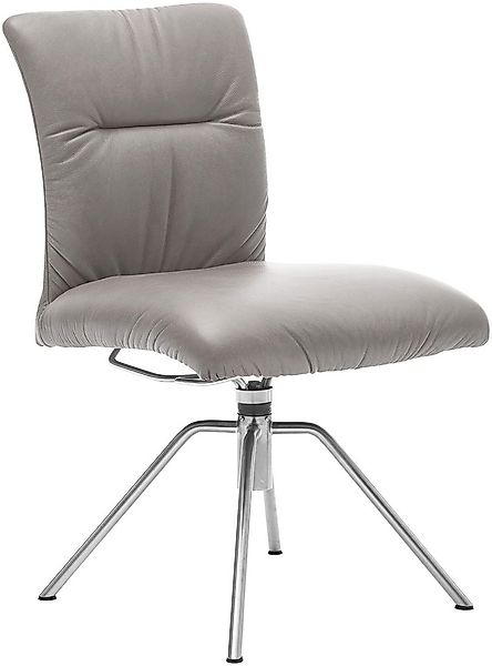 Musterring Polsterstuhl »Helmond 6600« (Packung) 1 Stk. Echtleder Gestell E günstig online kaufen