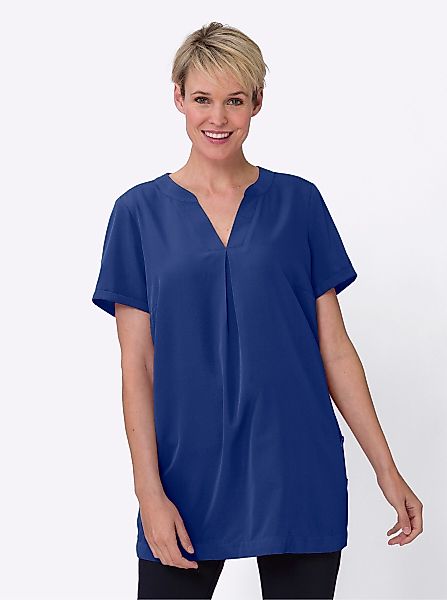 Sieh an! Klassische Bluse Longbluse günstig online kaufen