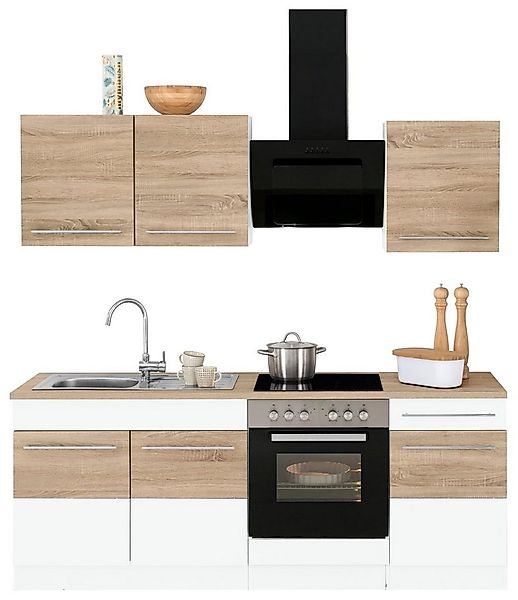 KOCHSTATION Küchenzeile KS-Trient, Breite 210 cm, wahlweise mit E-Geräten, günstig online kaufen