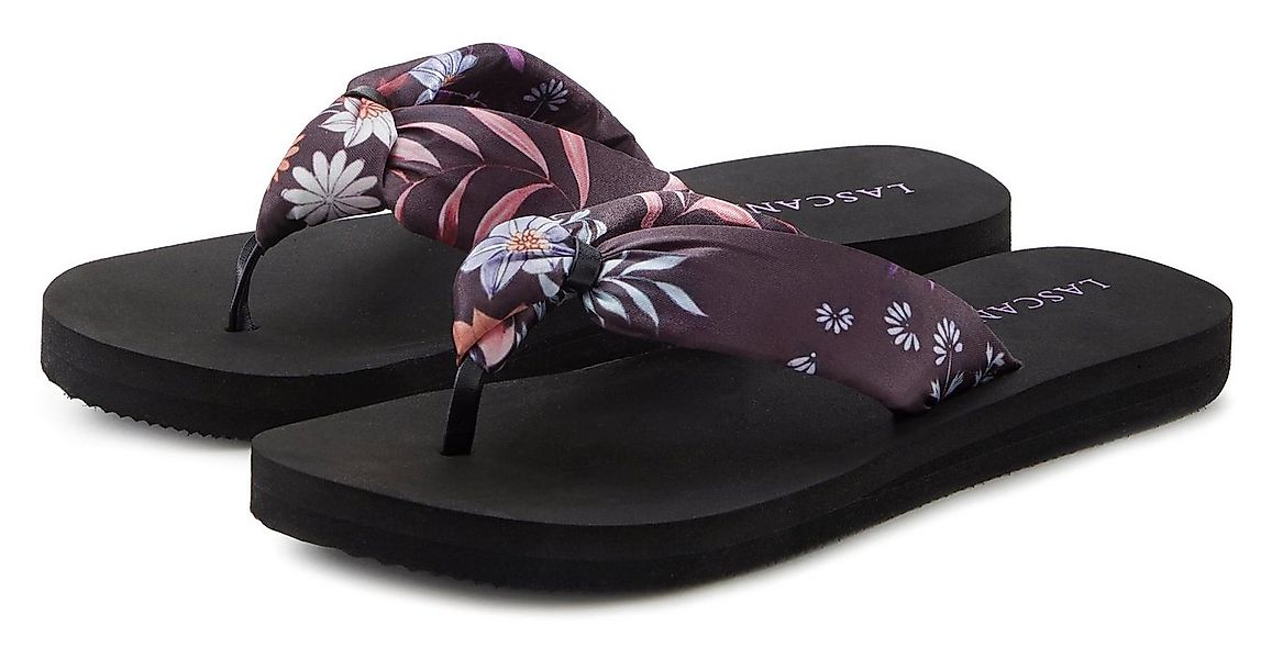 LASCANA Sandale, Pantolette, Badezehentrenner Zehentrenner, Badeschuh ultra günstig online kaufen
