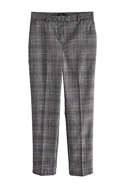 Next Anzughose Skulpturierende, karierte Hose mit schmalem Bein (1-tlg) günstig online kaufen