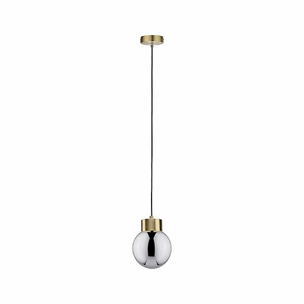 Paulmann Pendelleuchte »Neordic Linja max. 1x20W Rauchglas/Messig gebürstet günstig online kaufen