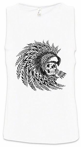 Urban Backwoods Tanktop Dead Aztec Warrior Ärmelloses T-Shirt Federschmuck günstig online kaufen