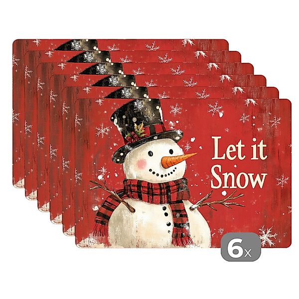 MuchoWow Platzset Schneespaß - Winter - günstig online kaufen