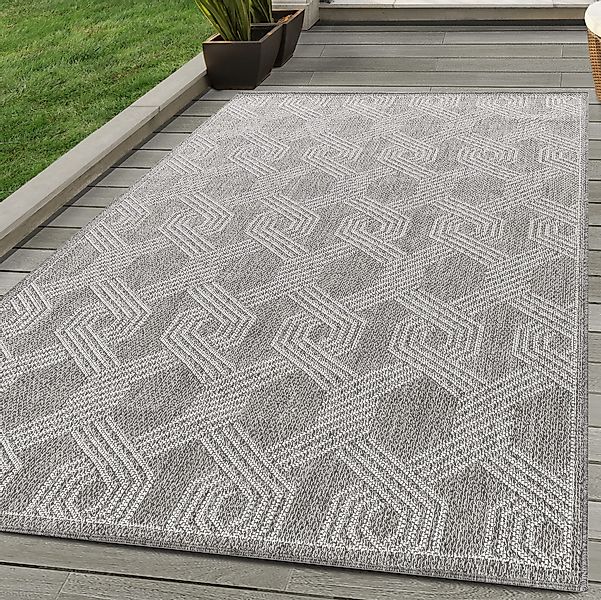 Carpettex Outdoorteppich Geometrisch Design, Läufer, Höhe: günstig online kaufen