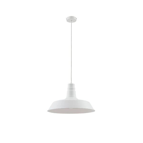 Lindby Pendelleuchte Laylan 10030686 Modern in Weiß aus Metall 1-flammig E2 günstig online kaufen