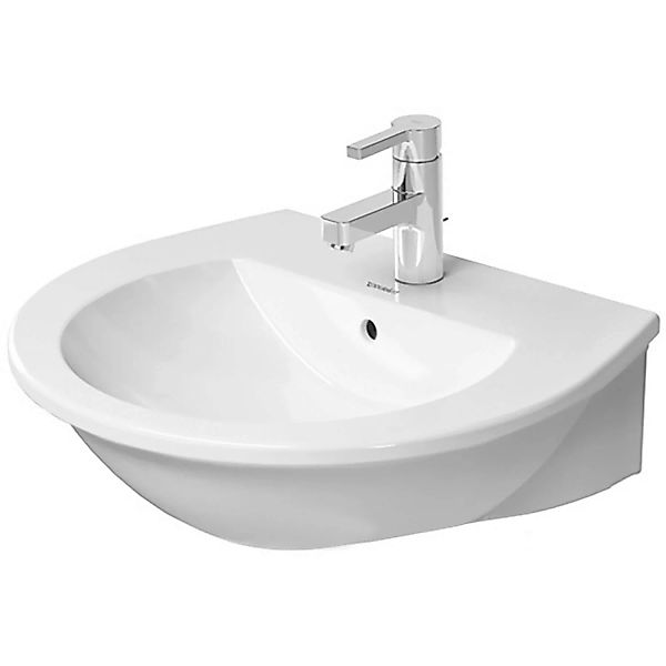Duravit Handwaschbecken Darling New 55 cm Weiß mit Überlauf 1 Hahnloch günstig online kaufen