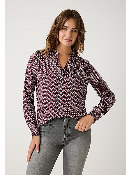 MORE&MORE Langarmbluse Schlupfbluse, lockere Form, langarm günstig online kaufen