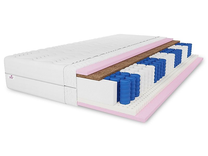 Taschenfederkernmatratze 7 ZONEN Comfort, Latex -Kokos günstig online kaufen