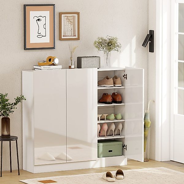 HOMCOM Schuhschrank für 25-30 Schuh-Paare (Schuhkommode, günstig online kaufen