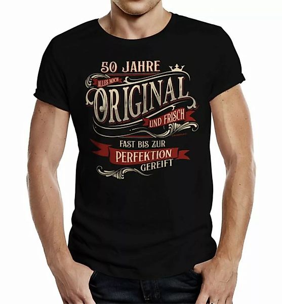 RAHMENLOS® T-Shirt als Geschenk zum 50. Geburtstag - alles noch original un günstig online kaufen