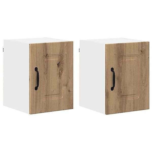 vidaXL Küchenwandschrank mit Regal 2 Stk Artisan-Eiche 30 x 31 x 40 cm 8845 günstig online kaufen