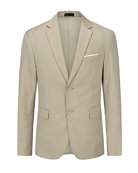 Allthemen Anzugsakko Herren 1 Knopf Blazer mit klassischem Reverskragen günstig online kaufen