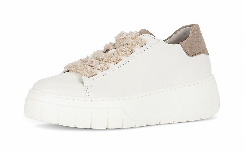 Gabor Plateausneaker, Schnürschuh, Halbschuh, Freizeitschuh mit Plüsch-Schn günstig online kaufen