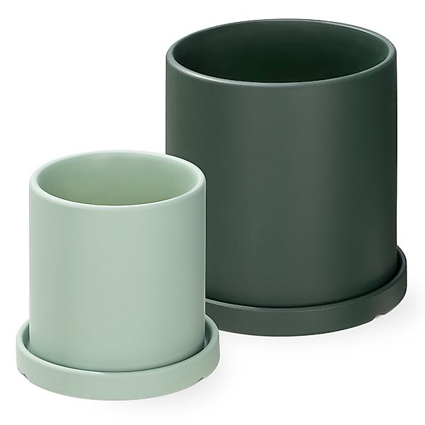 Navaris Übertopf Keramik Blumentopf Set S+M/L günstig online kaufen