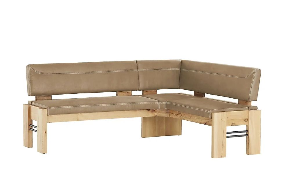 Eckbank massiv Floyd ¦ beige ¦ Maße (cm): H: 90 Bänke > Eckbänke - Höffner günstig online kaufen
