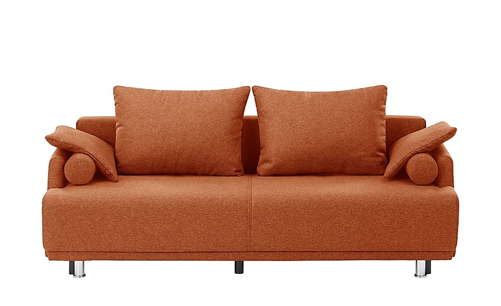 smart Sofa mit Schlaffunktion  Zamira ¦ orange ¦ Maße (cm): B: 218 H: 94 T: günstig online kaufen