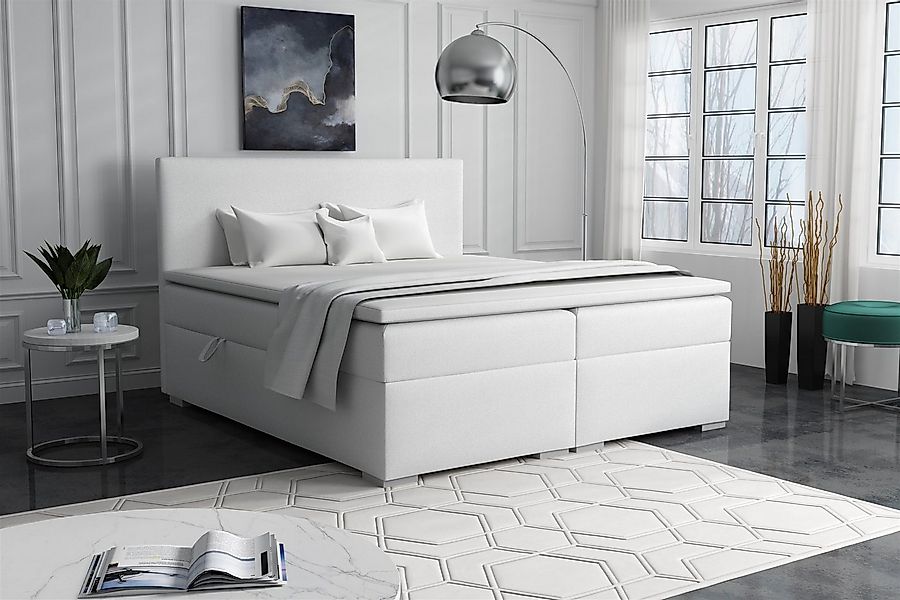 Fun Möbel Boxspringbett Schlafzimmerbett SOREL (inkl. Kaltschaumtopper, ink günstig online kaufen