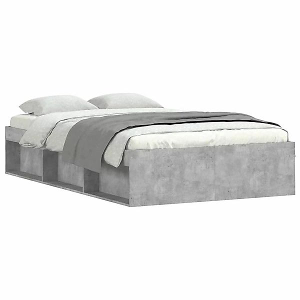 vidaXL Bettgestell Betongrau 120x200 cm1908088 günstig online kaufen