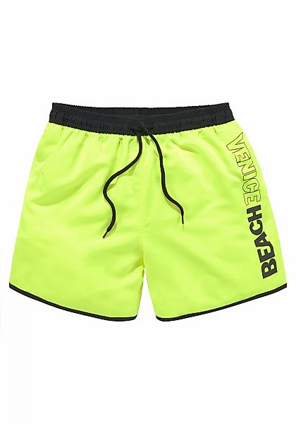 Venice Beach Badeshorts "Bo", mit Logodruck am Bein günstig online kaufen