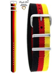 Pacific Time Uhrenarmband Wechselarmband Textil Nylon günstig online kaufen
