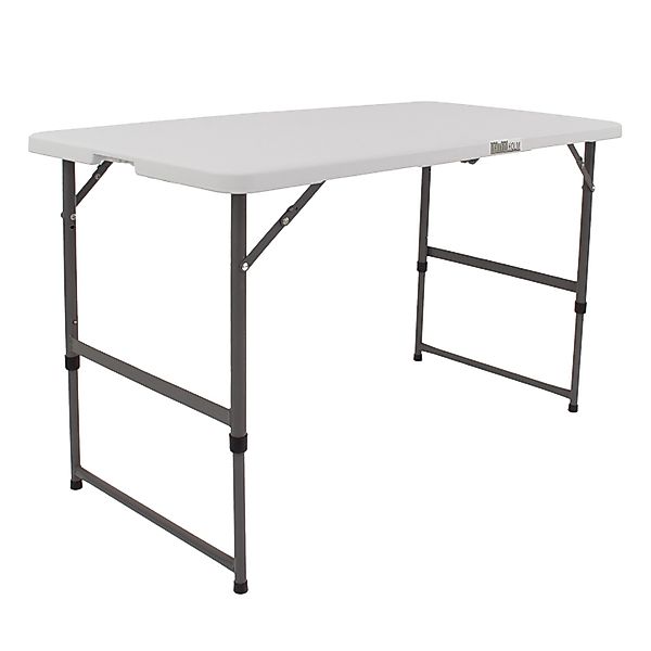 TRUTZHOLM Flohmarkttisch Campingtisch 120x60cm Zusammenklappbar Höhenverste günstig online kaufen