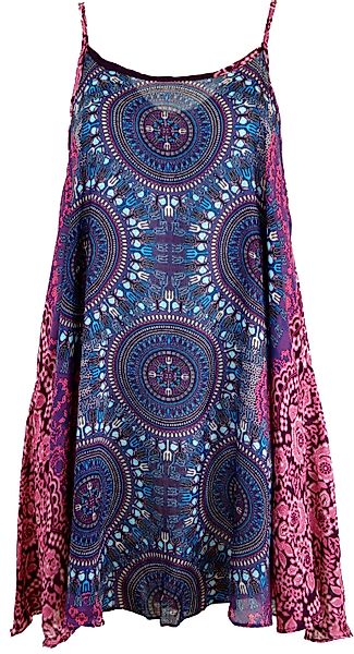 Guru-Shop Midikleid Boho Dashiki Minikleid, Trägerkleid,.. günstig online kaufen