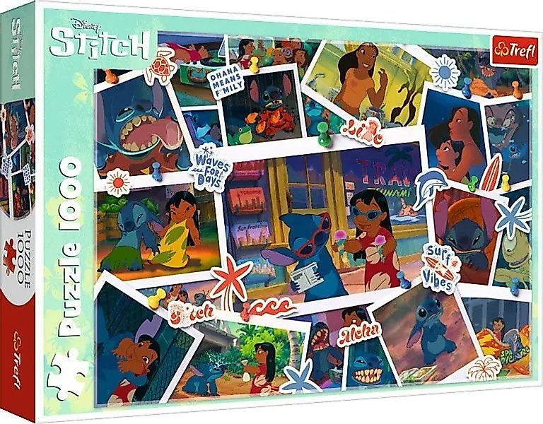 Trefl Puzzle Puzzle 1000 Disney Lilo&Stitch, 1000 Puzzleteile günstig online kaufen