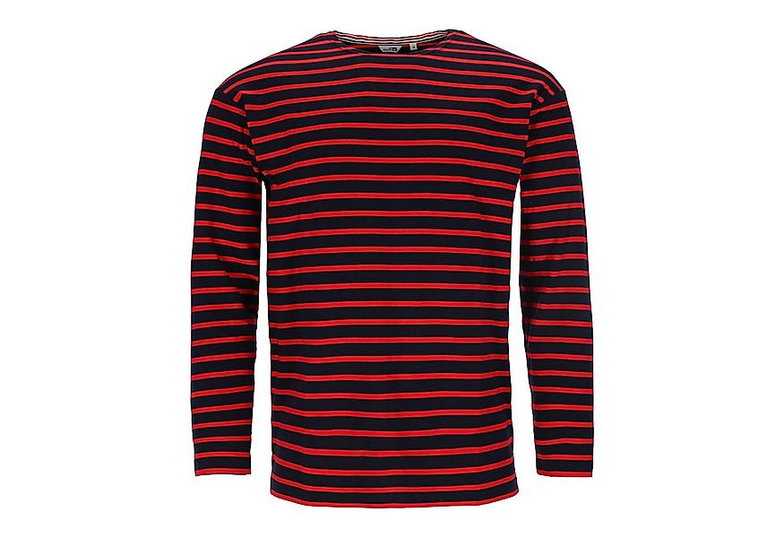 modAS Langarmshirt Herren Shirt Bretonisches Streifenshirt Maritim Langarm günstig online kaufen
