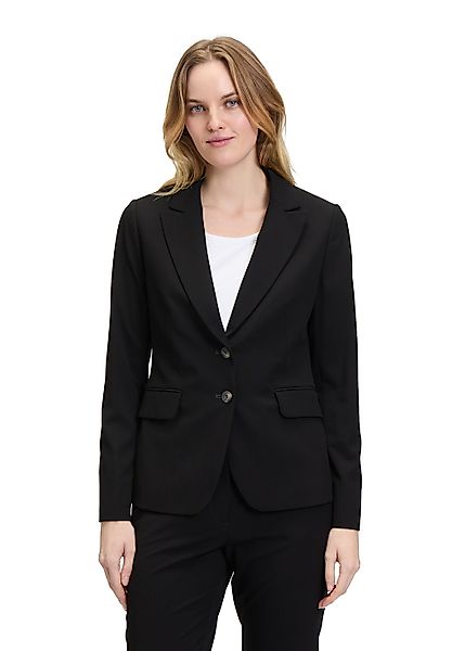 Betty&Co Longblazer "Damen Klassischer Blazer mit Taschen" Druckfutter günstig online kaufen