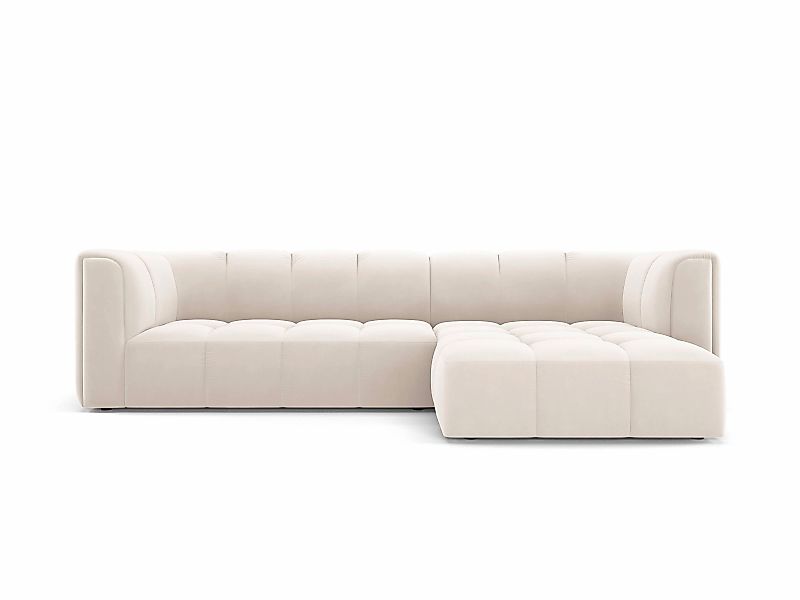 Milo Casa | Ecksofa Francesca Samt rechts 3-Sitzer günstig online kaufen