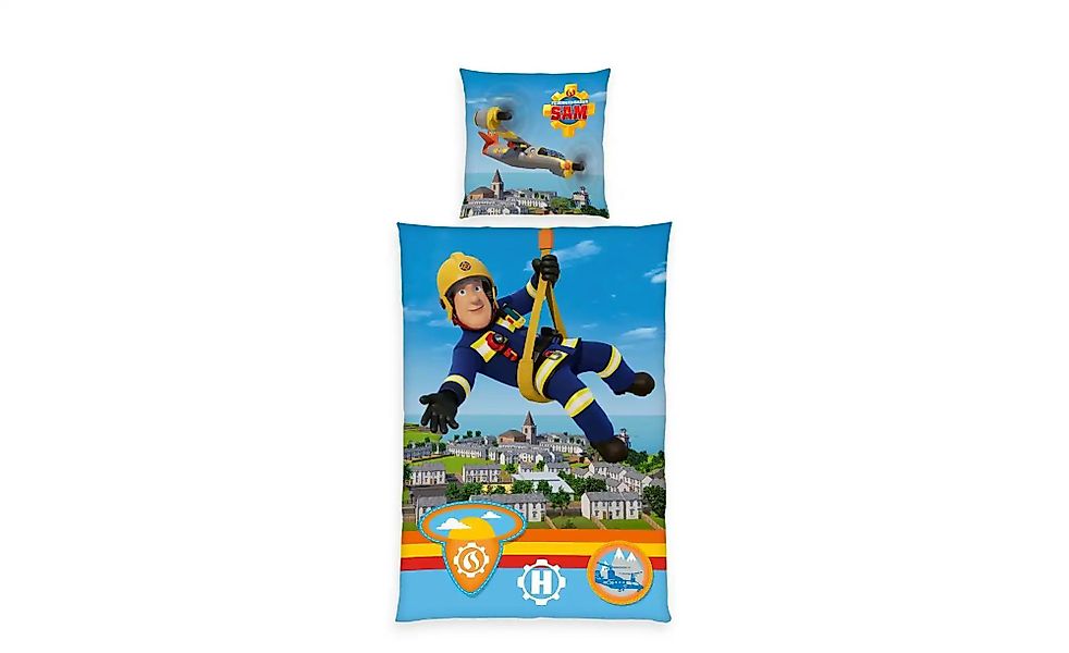 Herding Bettwäsche-Set  Feuerwehrmann Sam ¦ mehrfarbig ¦ Maße (cm): B: 135 günstig online kaufen