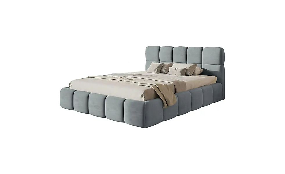 Selsey Polsterbett mit Bettkasten Cloudy ¦ grau ¦ Maße (cm): B: 180 H: 96 B günstig online kaufen