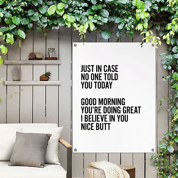 Reinders Poster "Nice Butt", Outdoor für Garten oder Balkon günstig online kaufen