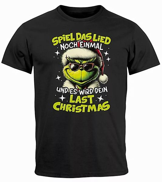 MoonWorks Print-Shirt Herren T-Shirt Weihnachten Spiel das Lied Weihnachtss günstig online kaufen