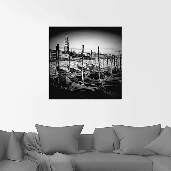 Artland Glasbild "Venedig Canal Grande & Markusturm II", Italien, (1 St.) günstig online kaufen