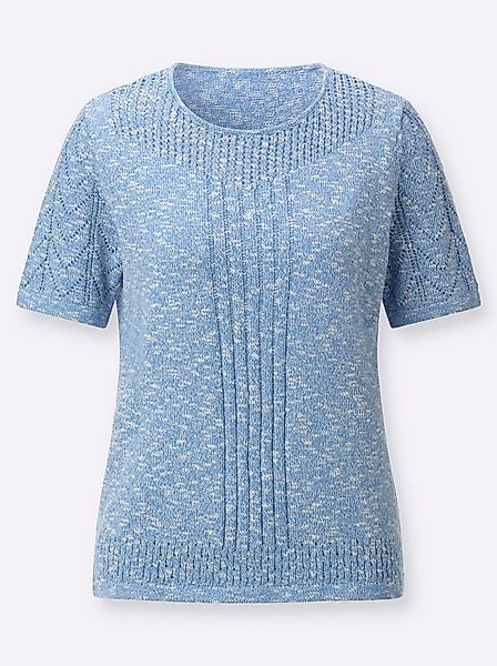 Witt Strickpullover Ajour-Pullover Kurzarm Ajour günstig online kaufen