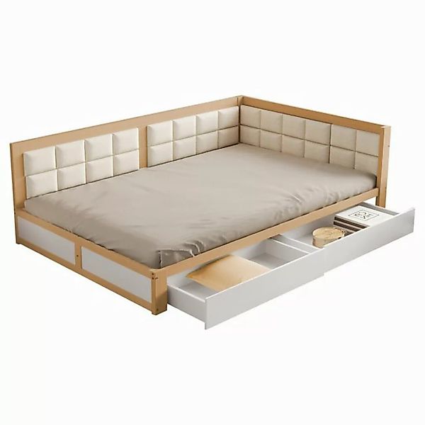 REDOM Polsterbett Schlafsofa 140x200 Multifunktionsbett, Funktionsbett Stau günstig online kaufen