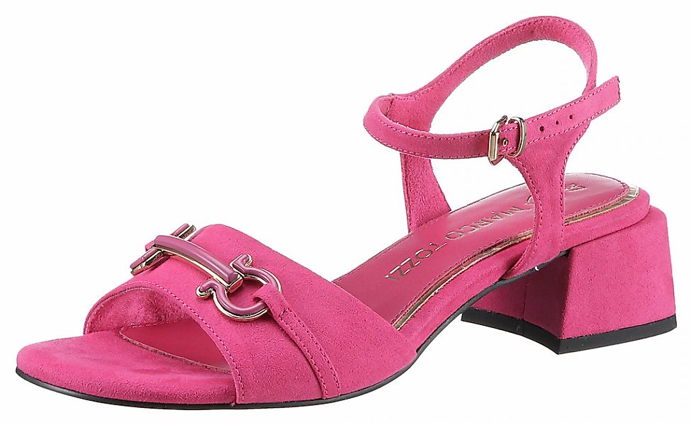 MARCO TOZZI Sandalette, Blockabsatz, Sommerschuh, Riemchensandale mit schön günstig online kaufen