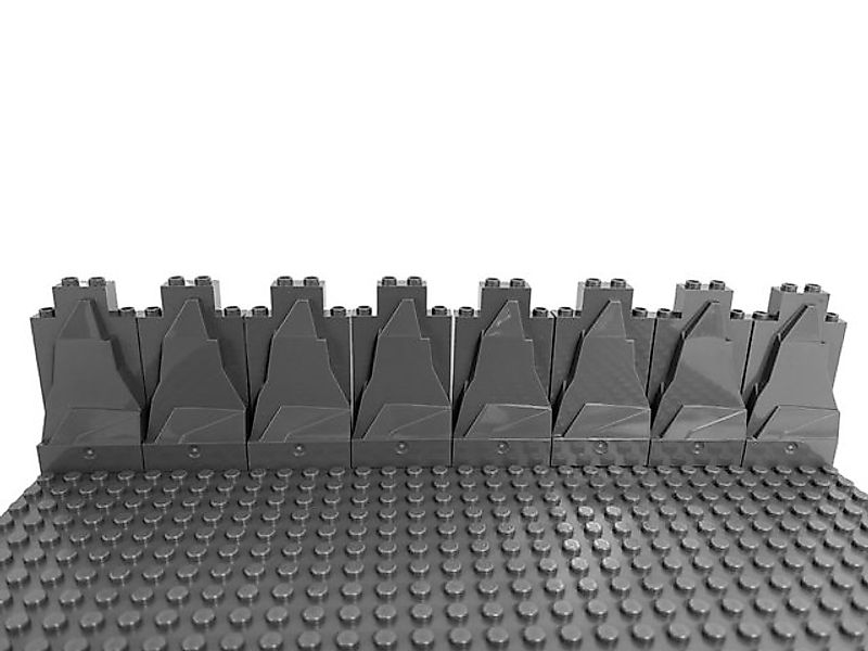 LEGO® Spielbausteine LEGO® 2x4x6 Felsen Felsplatte Berg Dunkelgrau - 47847 günstig online kaufen