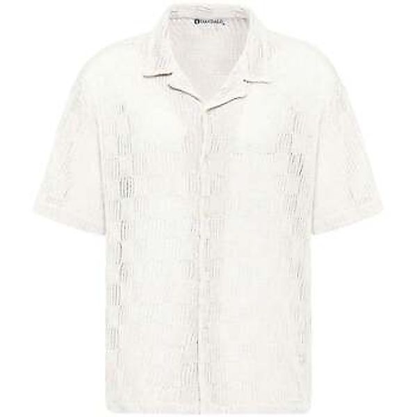 Dandalo  Hemdbluse Erik Oversize Lapel Collar Short Sleeve Shirt günstig online kaufen