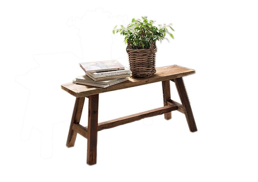 More2Home Sitzhocker Deko-Bank, RANCH-M, Teakholz, 90 günstig online kaufen