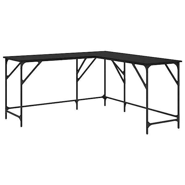 vidaXL Schreibtisch Schwarz Eichen-Optik 149 x 149 x 75 cm 882864 günstig online kaufen