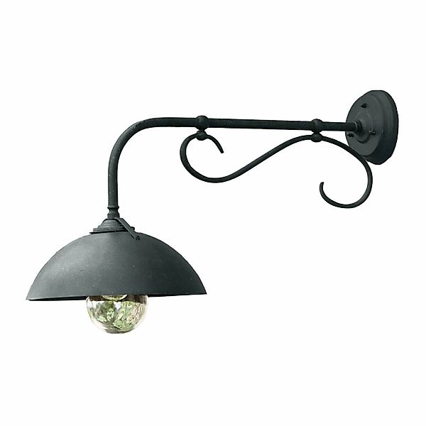 Mirabeau Außen-Wandleuchte Außenwandlampe Lupia schwarz günstig online kaufen