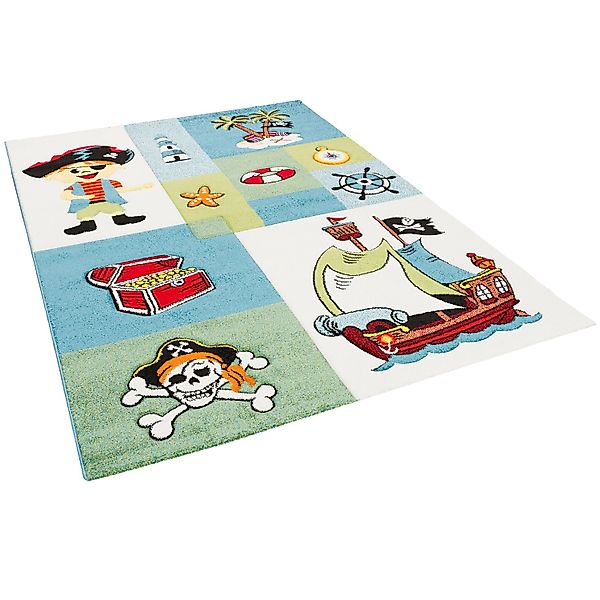 Pergamon Kinder Teppich Maui Kids Pirat Multi 200x290cm günstig online kaufen